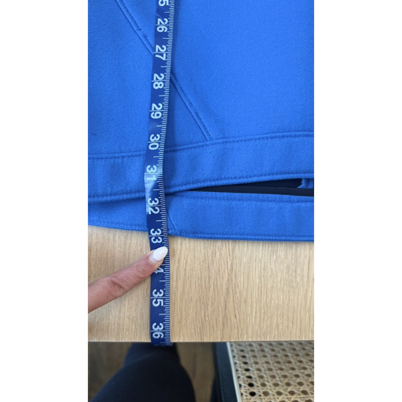 Tibi Dress Womens Half Sleeve Mini Scuba Cobalt Blue Dress Size Small 1769 - Picture 9 of 9